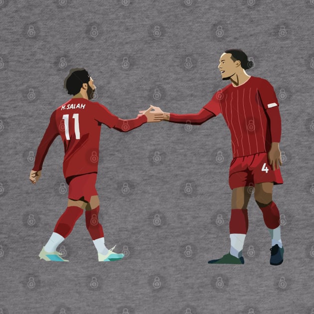 Mohamed Salah & Virgil van Dijk by Webbed Toe Design's